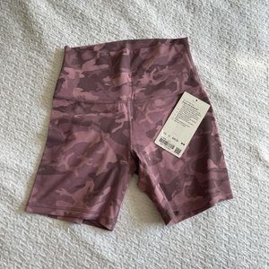 Pink camp align shorts